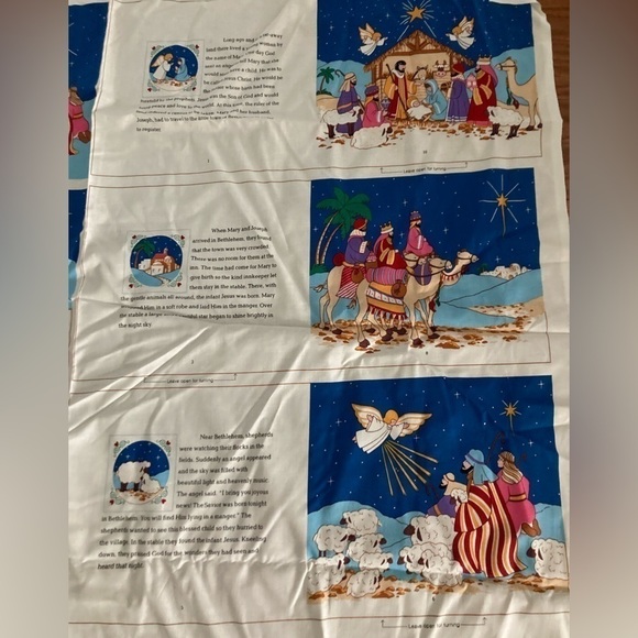 Cranston print fabrics Follow the Star book project 43” x 35” - Picture 7 of 10